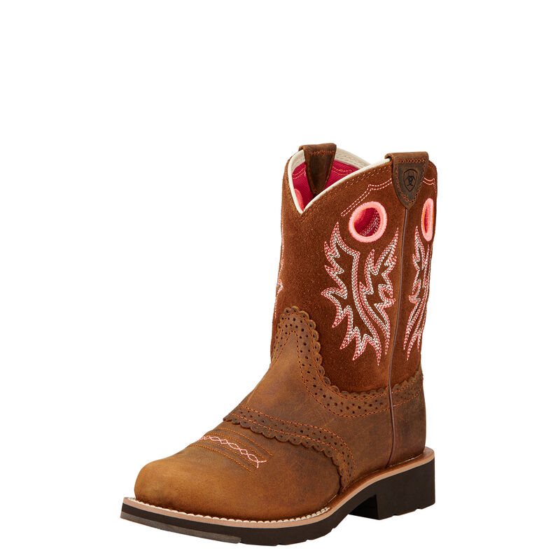 Ariat Fatbaby Cowgirl - Western Laarzen Bruin Kinderen - 41766-570